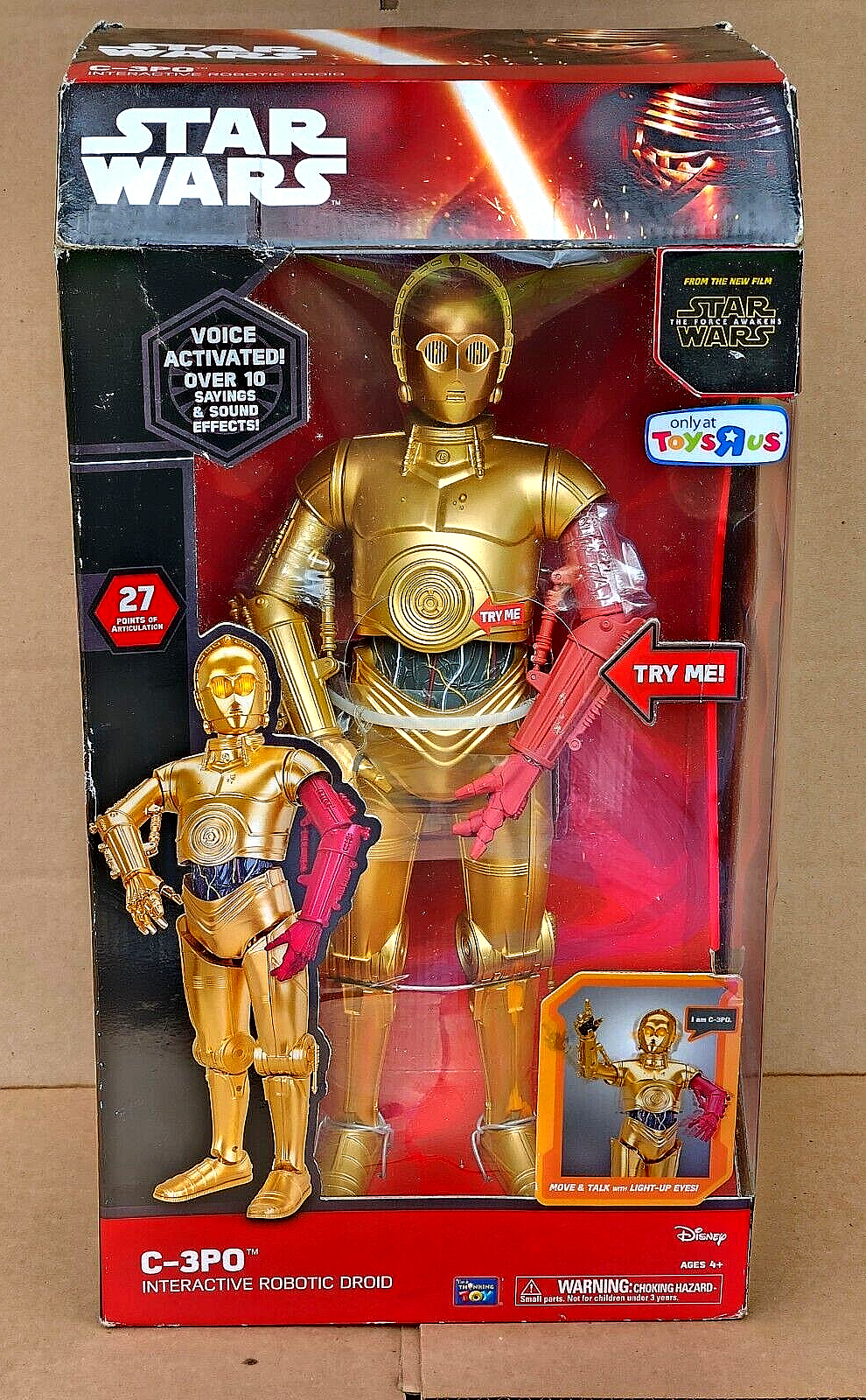 Disney Star Wars C-3PO Interactive Robotic 17\